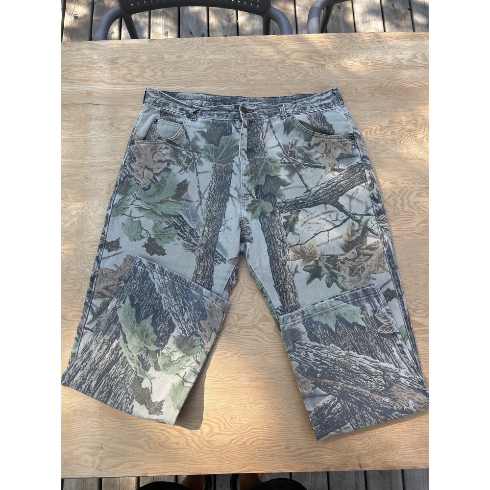Vintage Duxbak Pants Mens 36x29 Camo Straight Realtree Hunting Outdoors Pockets